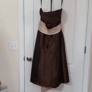 Bill Levkoff formal midi strapless size 16